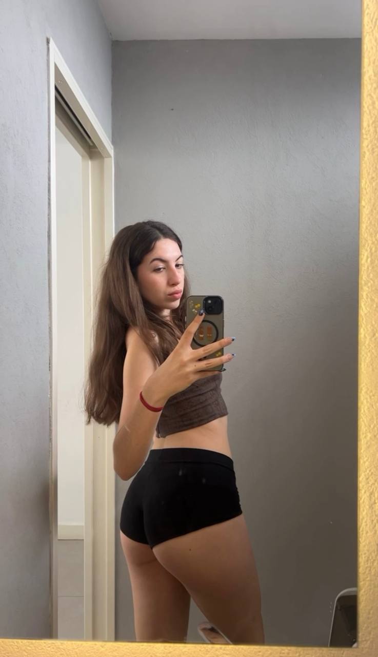 Amber in her underwear in Ouagadougou